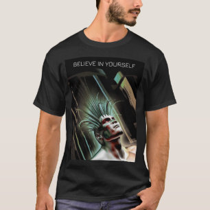 Believe in Yourself. Hybrid human in future T-Shirt
