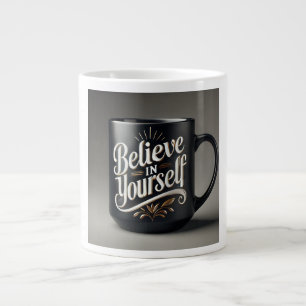 Believe in Yourself – Inspirational Quote Coffee Large Coffee Mug