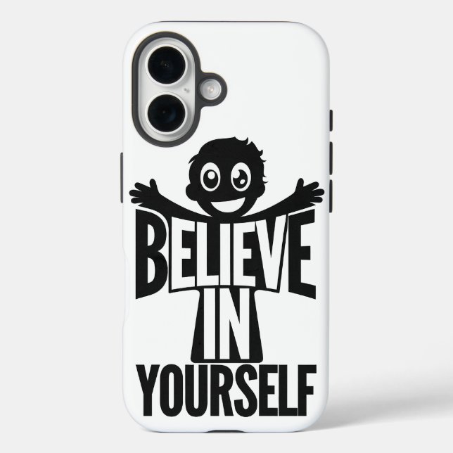 Believe in Yourself iPhone Case (Back)