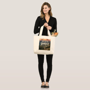 Believe in Yourself Large Tote Bag
