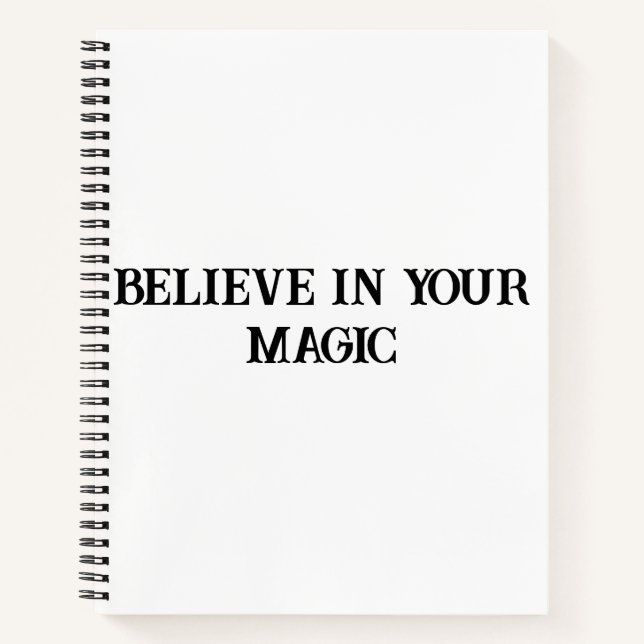 Believe in Yourself Magical Kids’ Notebook (Front)