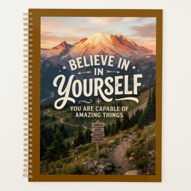 Believe in Yourself Planner (Front)