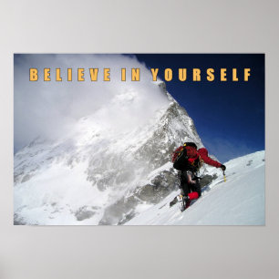 Believe in yourself poster