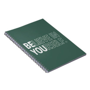 Believe In Yourself Teacher Motivational Positive  Notebook