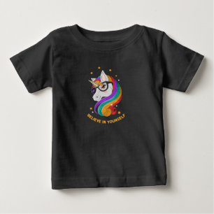 Believe In Yourself Unicorn Baby T-Shirt