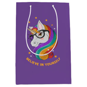 Believe In Yourself Unicorn Medium Gift Bag