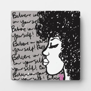 Believe In Yourself with Easel Plaque