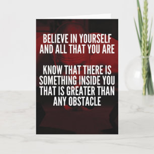 Believe In Yourself - Workout Motivational Card