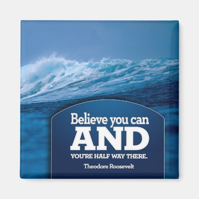 Believe Inspirational Magnet (Front)
