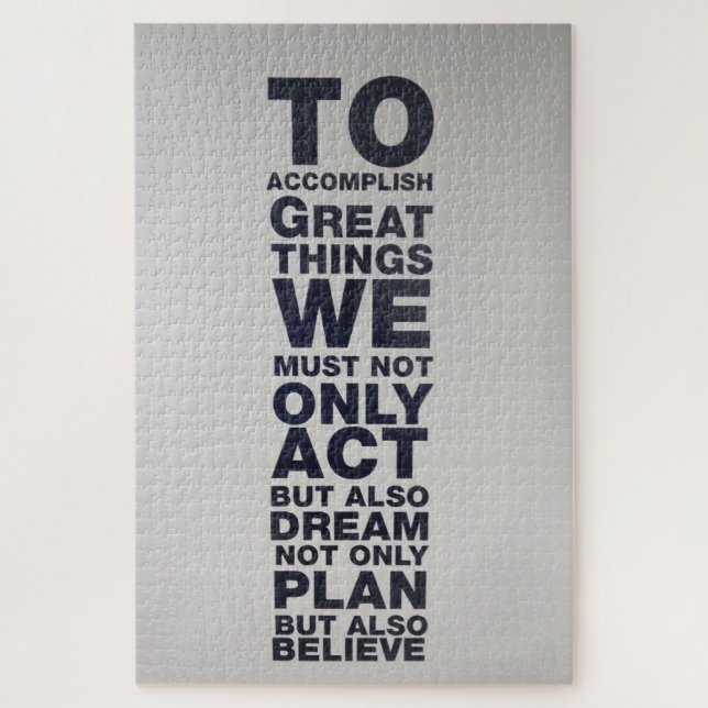 believe jigsaw puzzle (Vertical)