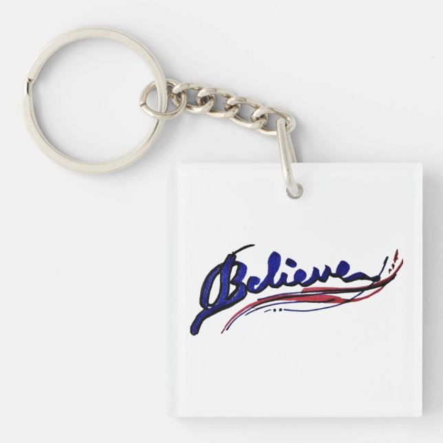 Believe Key Ring (Front)
