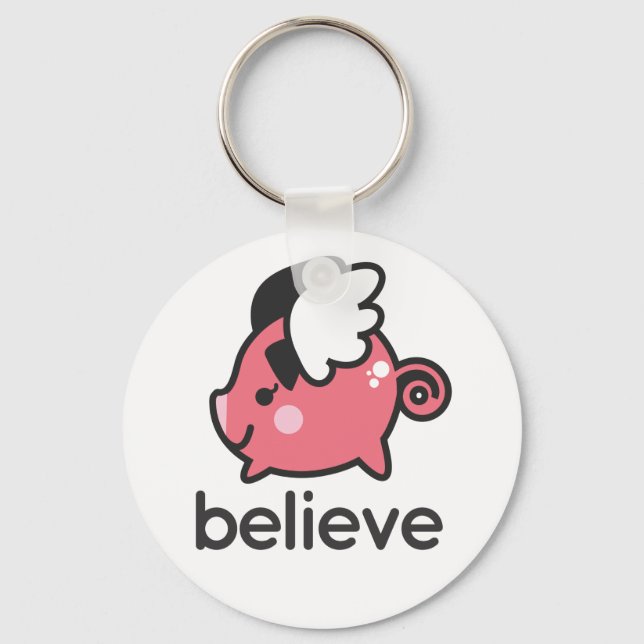 Believe Key Ring (Front)
