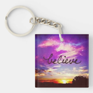 Believe Key Ring