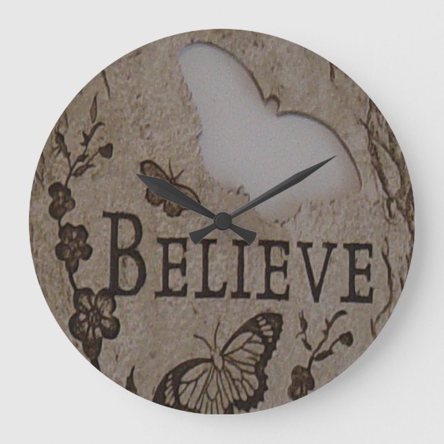 BELIEVE LARGE CLOCK (Front)