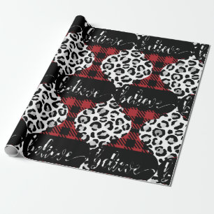 Believe Leapord Animal Everyday Wrapping Paper