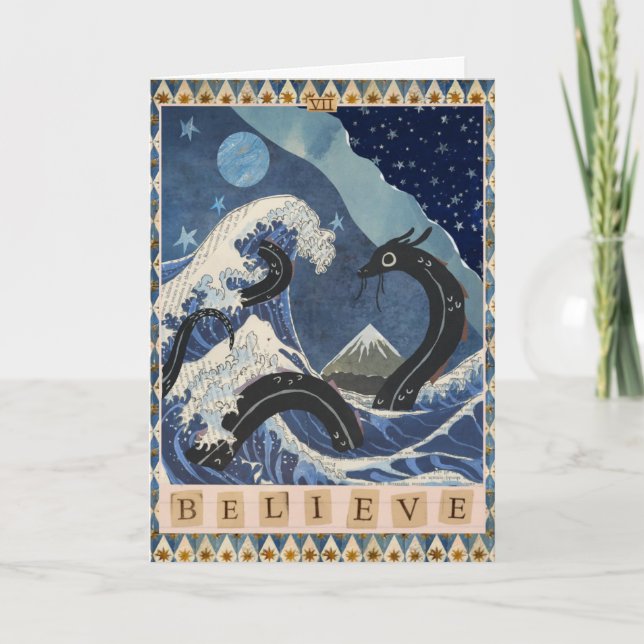"Believe" Magical Tarot Card (Front)