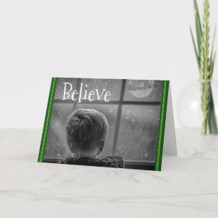 Believe Merry Christmas Card