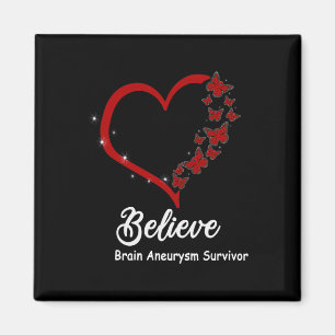Believe Multiple Brain Aneurysm Awareness Magnet