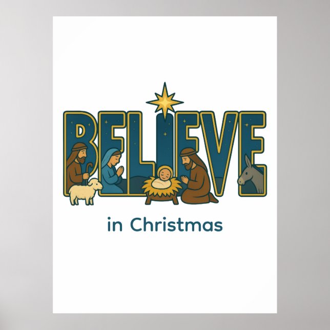 Believe Nativity  Poster (Front)