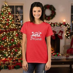 Believe Nativity T-Shirt
