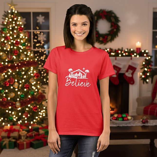 Believe Nativity T-Shirt (Creator Uploaded)