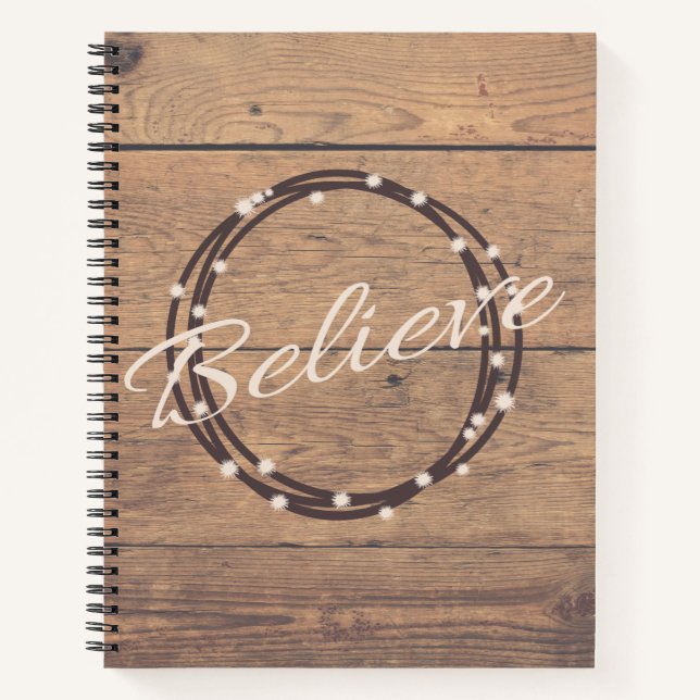 Believe Notebook (Front)
