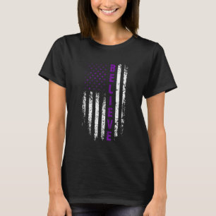 Believe October Domestic Violence Awareness Month  T-Shirt