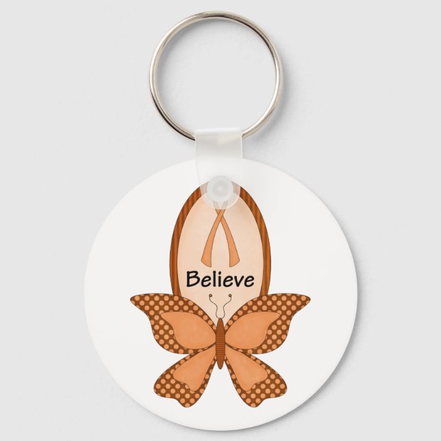 Believe- Orange Awareness Key Ring (Front)
