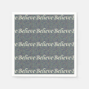 Believe Over Panes Napkin