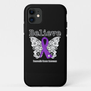 Believe - Pancreatic Cancer Butterfly iPhone 11 Case