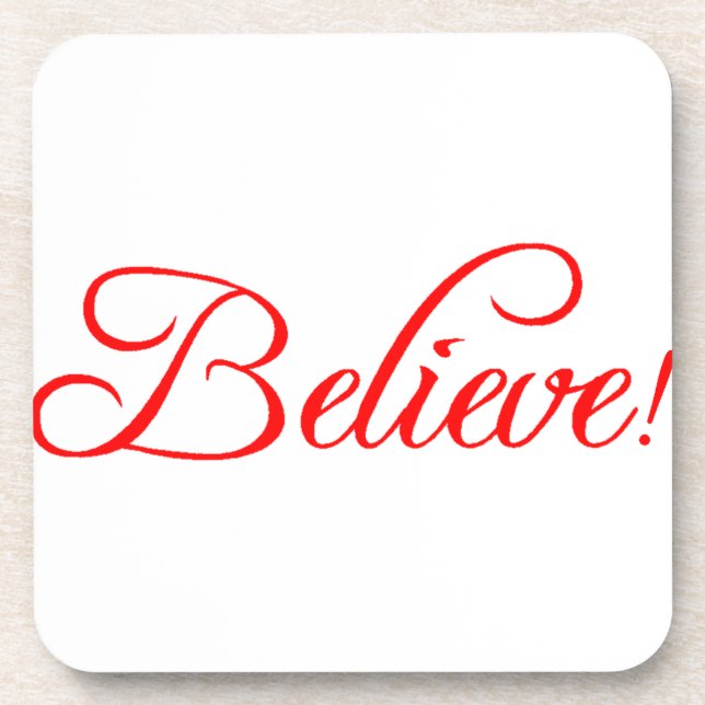 Believe!.png Coaster (Front)