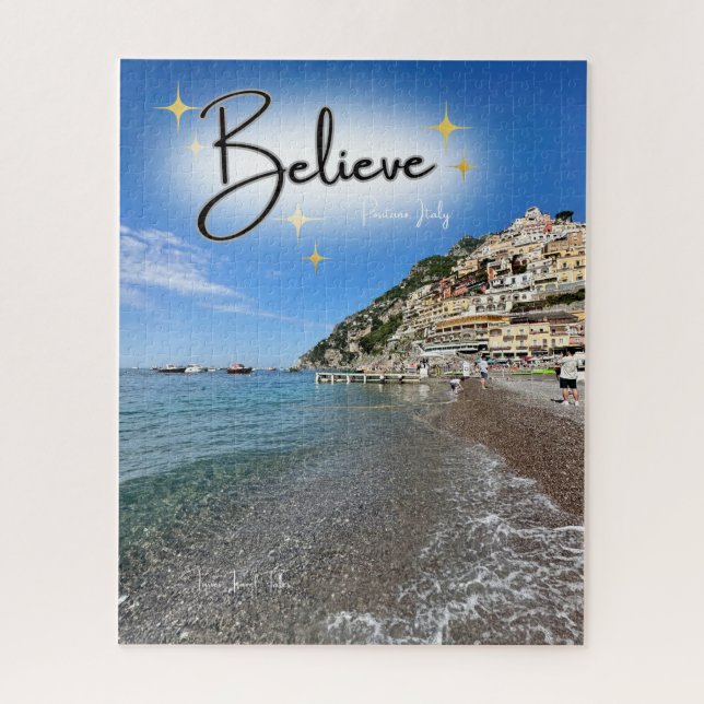 Believe Positano Italy Puzzle (Vertical)