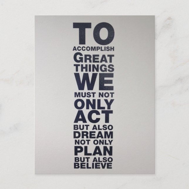 believe postcard (Front)