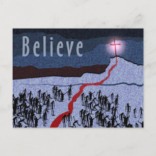 Believe Postcard