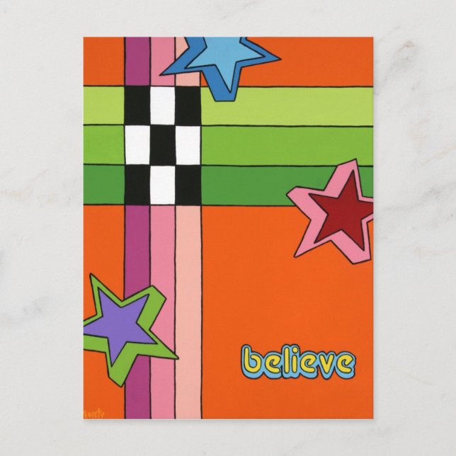 "Believe" Postcard (Front)