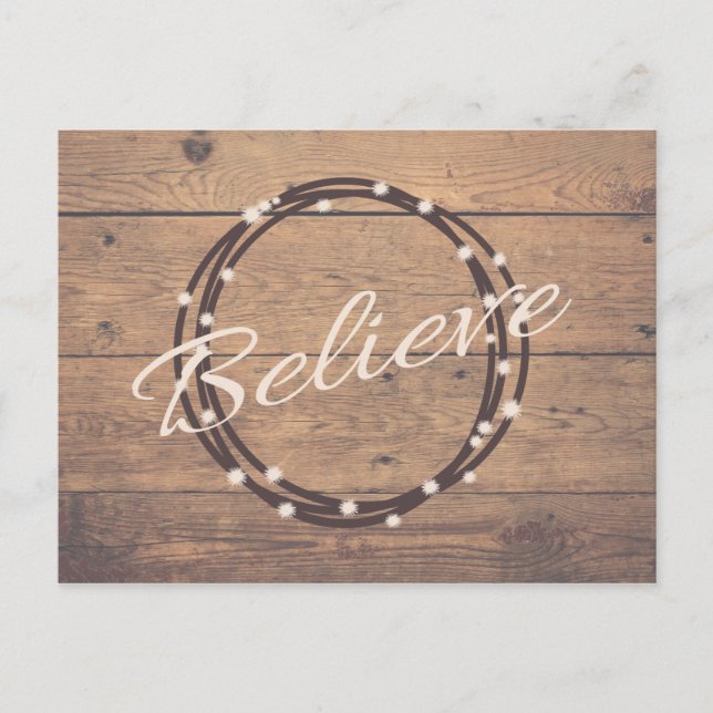 Believe Postcard (Front)