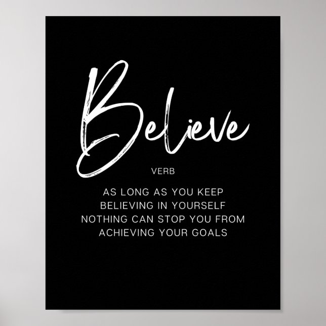 Believe Poster (Front)