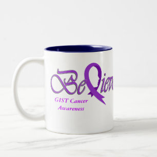 Believe "Purple Mug" Two-Tone Coffee Mug