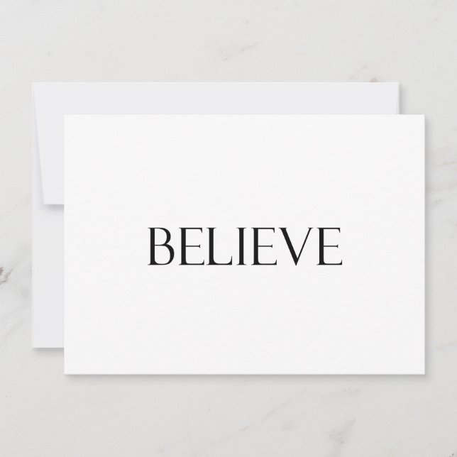 Believe Quotes Inspirational Faith Quote (Front)