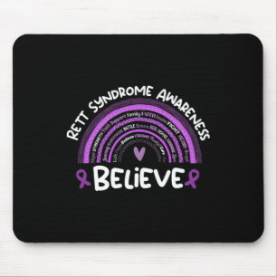 Believe Rett Syndrome Awareness Month Rett Syndrom Mouse Mat