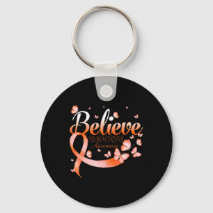 Believe RSD CRPS Awareness Butterfly  Key Ring