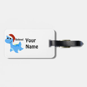 Believe! Santa Nessie Luggage Tag