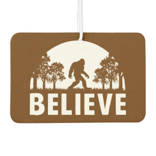 Believe Sasquatch Car Air Freshener