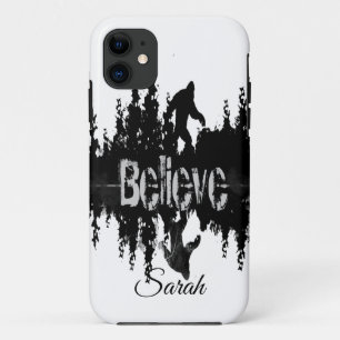 Believe Sasquatch Legend Bigfoot Art iPhone 11 Case