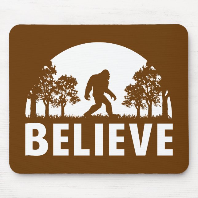 Believe Sasquatch Mouse Mat (Front)