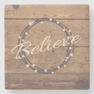 Believe Stone Coaster