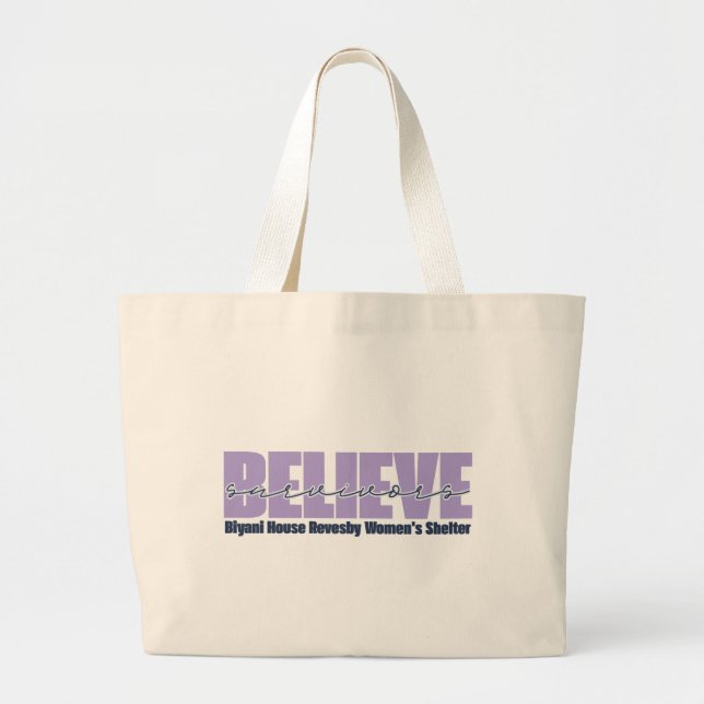Believe Survivors tote bag (Front)