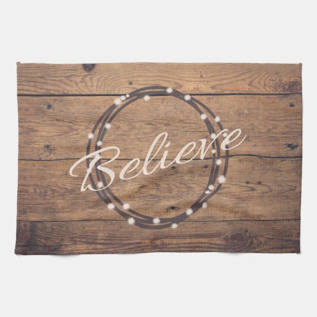 Believe Tea Towel (Horizontal)