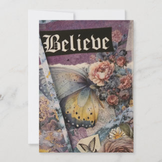 Believe Thank You Card