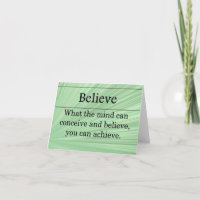 Believe that you can do anything